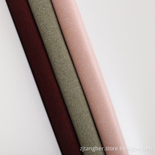 Tissu de vêtements de bébé en molleton de velours 100% polyester
